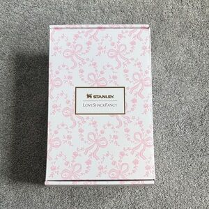 LoveShackFancy x Stanley Pink Bow Floral Gift Box